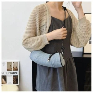 High-capacity Crossbody Bags Solid Color Satchel Hobo Bag for Women - Picture 1 of 11
