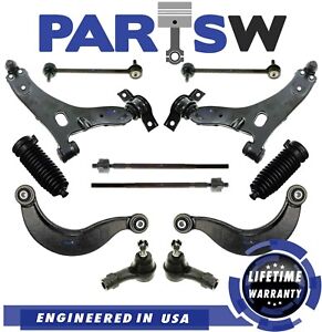 12 Pc Suspension Kit for Ford Focus 04-06 Control Arms, Tie Rod Ends,Sway Bar