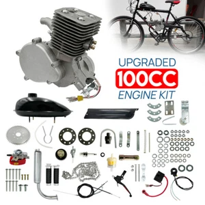100CC Motorized Push Bike Motorised Bicycle Petrol Gas 2 Stroke Motor Engine Kit - Picture 1 of 17
