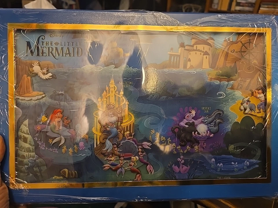 D23 2024 MOG WDI Mickeyys Glendale Disney Mapas La Sirenita Pin Set LE 400 Foto 1 de 1