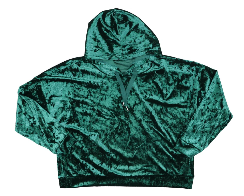 Top de pijama con capucha manga larga terciopelo color liso Alfani Intimates nuevo con etiquetas Foto 1 de 1