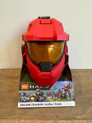 Mega Construx Halo Red Escape Mini Casco 2020 Figura Conjunto de Construcción 70 Piezas NUEVO Foto 1 de 4