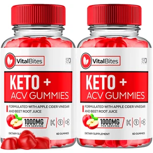 (2 Pack) Vital Bites Keto+ ACV Gummies - For Weight Management & Healthy Body - Picture 1 of 14