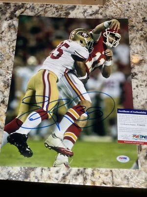 Foto autografiada firmada por Eric Reid 11X17 San Francisco 49ers PSA Foto 1 de 3