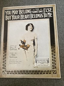 Vintage Noten-1920-You May Belong To Someone Else-But Heart Belongs To Me- - Bild 1 von 3