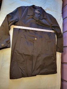 Weatherproof by Garment Co. Black Trenchcoat Light All Weather Size XLarge - Picture 1 of 3