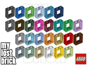 LEGO - Part 60592 - Window Frames 1x2x2 + NEW + SELECT COLOUR / QTY - Picture 1 of 28