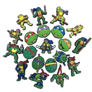 20 Teenage Mutant Ninja Hero Turtles Shoe Charms / Croc Charms / Jibbitz - Picture 1 of 2