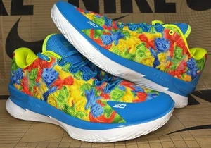New Under Armour UA Curry 1 Mens sz 10.5 Low X Sour Patch Kids 3025633 300 - Picture 1 of 5