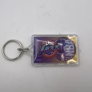 Utah Jazz 1997 Key Chain 2-Sided By WINCRAFT New Old Stock - Picture 1 of 2