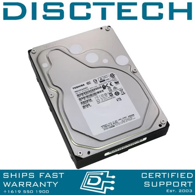 Disco duro Toshiba MG04SCA Series MG04SCA40EE 4 TB 3,5" 7,2 K RPM 512e Enterprise SAS Foto 1 de 2