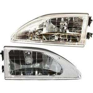 Conjunto de lámpara halógena izquierda y derecha para Ford Mustang Cobra modelo 1994-1998 - Imagen 1 de 7