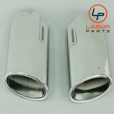 Punta de tubo silenciador escape trasero izquierdo y derecho mercedes clase e w212 10-13 a1932 Foto 1 de 4