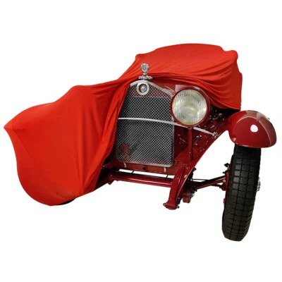 Indoor car cover fits Alfa Romeo 6C 1500/1750 bespoke Maranello Red cover Wit... Foto 1 de 4