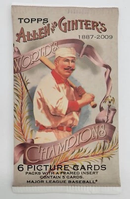 2009 Topps Allen and Ginter's World's Champions Factory Sealed Unopened Pack - Image 1 of 2