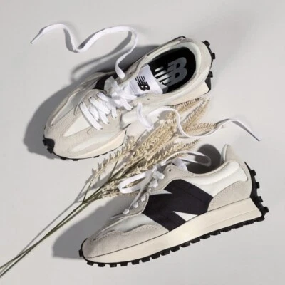 New Balance 327 White/Black Sea Salt Grey Family Size Women WS327FE ,Men MS327FE - Image 1 of 4