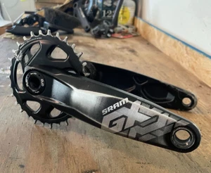 SRAM GX Eagle Crankset 175mm 30T 12 Speed X-Sync 2 Dub Spindle MTB Black - Picture 1 of 8