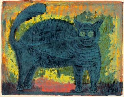 Impresión en lienzo Rufino Tamayo Cat #1 16 x 20 Foto 1 de 4