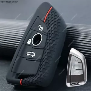 Remote Key Fob Case For BMW X3 X4 M2 M3 M4 Silicone Key Protector Case Cover - Foto 1 di 14