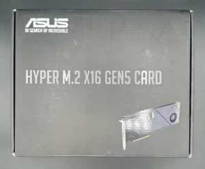 ASUS Hyper M.2 X16 Gen5 Karte (Pcie 5.0/4.0) unterstützt vier Nvme M.2 Geräte - Bild 1 von 14