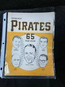 1965 Pittsburgh Pirates Yearbook Year Book Clemente Mazeroski Stargell Face - Picture 1 of 2