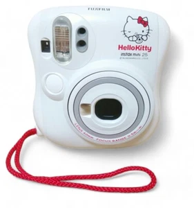 FUJIFILM Hello Kitty Fuji instax mini25 Instant Camera Cheki White Compact used - Picture 1 of 10