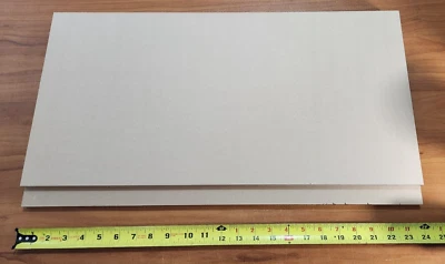 (2) ACRYLIC CELL CAST SHEET CLEAR  0.50" X 12.00" X 24.00" LOT OF 2 - Image 1 of 2