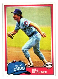 1981 Topps - #625 Bill Buckner - Picture 1 of 2