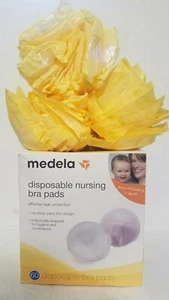 Almohadillas desechables para sujetador de lactancia Medela envueltas individualmente caja abierta 45 unidades  - Imagen 1 de 7