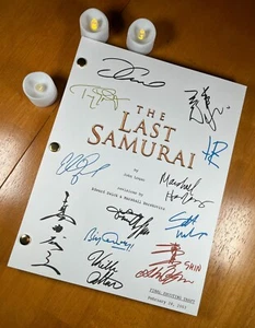 The Last Samurai Script Signed- Autograph Reprints- 149 Pages- Tom Cruise - Picture 1 of 6