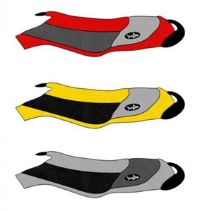 Cubierta de asiento Seadoo 1997-2004 todos los modelos XP punta negra corte personalizado Sea Doo 97 98 99 - Imagen 1 de 1