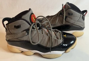 Nike Air Jordan 6 Rings Men's Size 10 Light Graphite Athletic Shoes 322992-022 - Picture 1 of 11