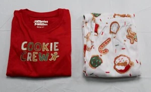 Jammies For Your Families Girl's Sweet Holiday Top & Pants Set DM9 Red Size XS  - Picture 1 of 8