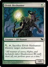 WOTC MtG Shadowmoor Elvish Hexhunter (C) (Foil) NM