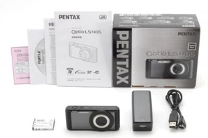 【 MINT 】 PENTAX Optio LS465 Compact Digital Camera Black Optical Zoom from JAPAN - Picture 1 of 8
