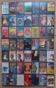 50 Musik Kassetten, Retro Sammlung + Reinigungsband in OVP. Zustand sehr gut. - Bild 1 von 1