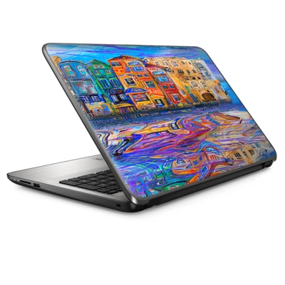 Чехол для ноутбука универсальный для 13 дюймов - красочная картина маслом отражение воды - Изображение 1 из 4