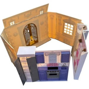 Bratz World House Playset Foldable Home Kitchen Living Bathroom & Bedroom Rare - Picture 1 of 24