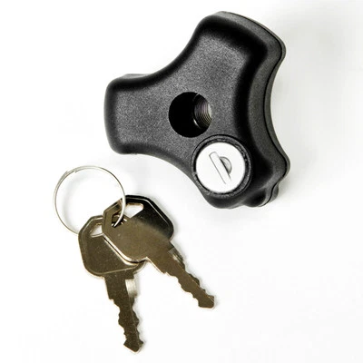 Perilla de bloqueo de llave de montaje en capó de alta resistencia para Jeep Wrangler TJ JK Foto 1 de 4