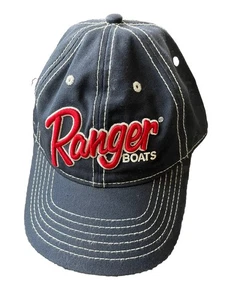 Ranger Boats Red White Blue Cap Hat Adjustable Hook & Loop - Picture 1 of 6