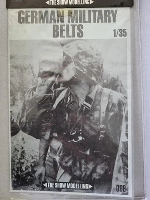 VENDS PHOTODECOUPE GERMAN MILITARY BELTS  au 1/35 marque THE SHOW MODELLING - Photo 1/2