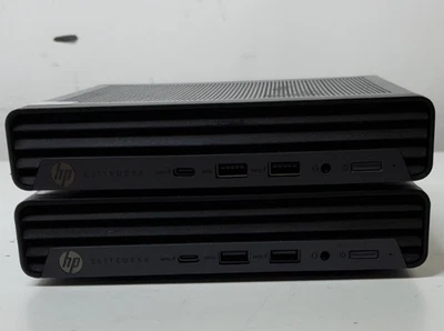 Lot of (2) HP EliteDesk 800 G6 Mini PC 3.10GHz Core i5-10500 16GB RAM NO HDD/SSD - Image 1 of 4