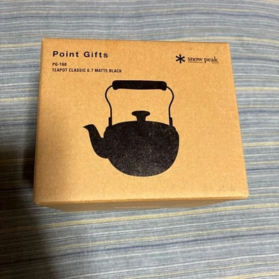 Snow Peak Point Regalo Tetera Clásica Edición Limitada Exterior Hervidor Negro Mate Foto 1 de 4