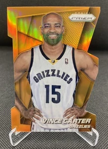 Vince Carter /139 Orange Die-Cut 2014-15 Panini Prizm Basketball #134 Grizzlies - Picture 1 of 2