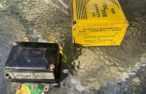REBUILT DELCO-REMY = VOLTAGE REGULATOR = VINTAGE ORIGINAL - Picture 1 of 8