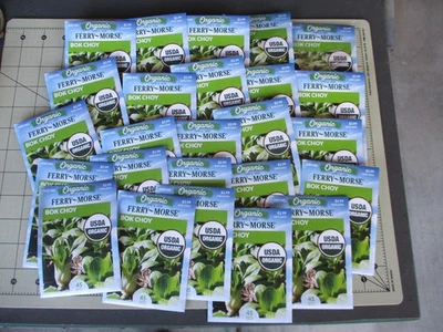 Semillas vegetales orgánicas Ferry-Morse, 25 paquetes de BOK CHOY, caducidad 2025 Foto 1 de 4