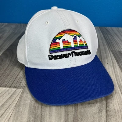 Men's Mitchell & Ness NBA Denver Nuggets NBA Blue Hat Snapback Hardwood Classics - Image 1 of 4