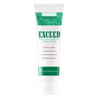 Lote de 2 esmaltes dentales sensibles Melaleuca Exceed Total Care menta verde fluoruro Foto 1 de 4