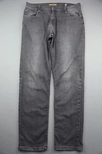 Men's Ring of Fire Jeans Gray Slim 5 Pocket Size 20 Juniors (Measure 34x28) - Picture 1 of 7