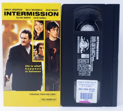 Intermission RARE IFC film 2003 VHS dark comedy shady cops colm meaney OOP - Image 1 of 4